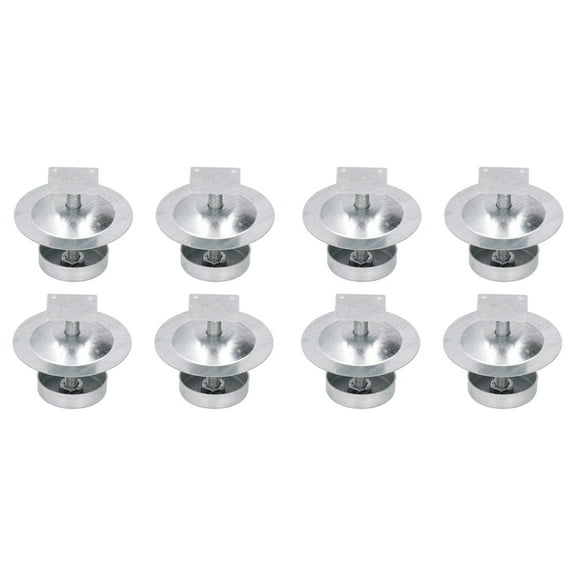 8Pcs Ant Proof Hive Feet Stainless Steel Beehive Base Ant-Proof Device Beehive Stand