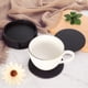 thumbnail image 3 of 6 posavasos para bebidas, posavasos de cuero con soporte, protege los muebles de daños, color marrón Adepaton 2034196, 3 of 9