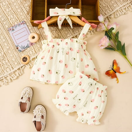 

kpoplk Outfits For Toddler Girls Baby Girls Thanksgiving Romper Sleeveless Turkey Bodysuit Jumpsuit Headband Outfits(White)