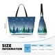 thumbnail image 4 of Fotbe Christmas Trees Bolsa de Viaje para Playa - Resistente al Agua, Bolsa Tote de Gran Capacidad y Ligera con 7 Bolsillos para Mujeres y Hombres, 4 of 7