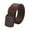 Coffee, variant on Men Adjustable Nylon Canvas Belt with Plastic Buckle, Non Metal Airport Friendly Unisex Oversized Work Web Belt, Outdoor Casual Training Belt 140cm/55", Comfortable & Easy to Use, Black