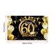 thumbnail image 4 of Wosthever Banner de fondo de feliz cumpleaños Fondo de fotografía Banner de feliz cumpleaños Kits de decoración para fiestas 60 años de edad Wosthever HA002690-07, 4 of 6