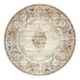 thumbnail image 6 of Unique Loom Chateau Collection Area Rug - Lincoln (7' 10" Round Blue Cream/Brown), 6 of 7