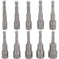 thumbnail image 1 of Professional Hex Shank Nut Driver Set, Impact Driver Socket Bit With Strong Magnetism For Easy Installation And Disassembly, 10 Pcs Universal 1-4-Inch Shank Tools, 1 of 6
