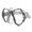 Clear/Gray, variant on Cyanea Ultra Scuba Mask - Clear Lens