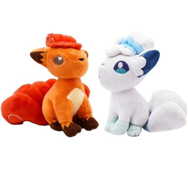 Peluche de Dessin Animé Alola Vu-lpi-x Douce et Mignonne de 6 Pouces, 2 Pcs/ensemble