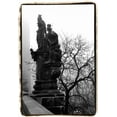 thumbnail image 2 of DeNardo, Laura 18x24 Black Ornate Wood Framed with Double Matting Museum Art Print Titled - Charles Bridge in Morning Fog IV, 2 of 4