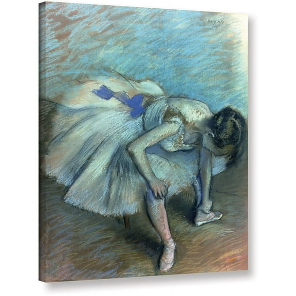 Edgar Degas "Seated Dancer" Gallery-wrapped Canvas Art