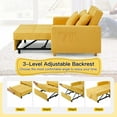 AECOJOY Convertible Single Couch, 3in1 Chair Bed Sleeper & Futon with