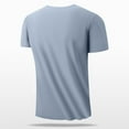 thumbnail image 4 of Njoeus Shirts for Men, Tshirts Shirts for Men Big & Tall Shirts for Mens Summer Solid Basic Tee Shirts Crew Neck Mens Shirts Casual Loose Short Sleeve T-Shirt Golf T Shirts for Men On Clearance, 4 of 8