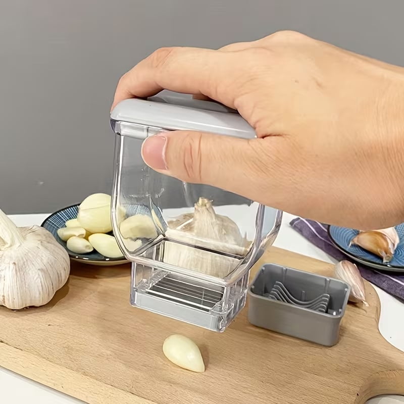Removable Garlic Cutter Stainless Steel Garlic Peeler Kitchen Essential Garlic Tools