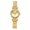Gold, variant on Women's Round Rhinestone Watch: Adjustable Stainless Steel Band Rhinestone Dot Markers Analog Quartz Wristwatch for Women, 3AM