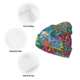 thumbnail image 3 of Lsque Turtles Pattern Knitted Beanie, Unisex Winter Hat, Knit Hat Winter Beanies Thick Fisherman Beanies Cuffed Plain Skull Caps, 3 of 6