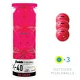 thumbnail image 2 of Franklin Sports X-40 Outdoor Pickleballs - Official Size - Pink - 3 Pack, 2 of 13