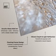 thumbnail image 4 of Shimmering Milky High-Gloss Frameless Acrylic Glass Wall Art Elegant Gold Abstract by Art Remedy, Ready to Hang, 30 x 45, 4 of 7