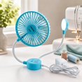 Magnetic USB Fan with Light, Style A 2-in-1 Flexible Gooseneck ...