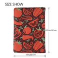 thumbnail image 3 of Pofeuu Tomatoes And Chili Print Travel Document Organizer Passport Holder Men Women for Family (6.5 in x 4.5 in),Wallet Holder Credit Card Clutch Bag Case, 3 of 5