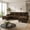 Coffee, variant on Leumius 104" U Shaped Sectional Sofa,Modern 4 Seat Oversized Sofa with Double Chaise for Living Room,Dark Gray