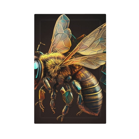 Bee Honey Honeybee Cool Light Switch Cover Decorator No Device Blank Wall Plate 1-Gang Receptacle Outlet Decor