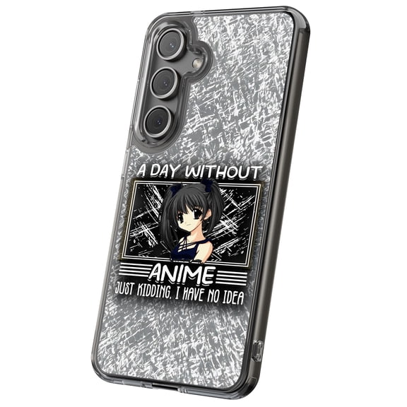 For Samsung Galaxy S23 Plus, Hybrid Clear, Anime Girl 1 Print, USA