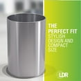 LDR® Brushed Nickle Waste Basket