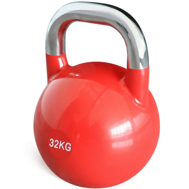PRISP Competition Kettlebells 8-32kg - Pro Grade Steel Weights for Home Gym, Weightlifting, Fitness and Exercise