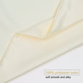 thumbnail image 4 of Unique Bargains 2 Pack Silky Satin Pillow Cover Cases Ivory 21" x 27", 4 of 8