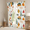 thumbnail image 3 of Erosebridal Happy Camping Black Out Curtains For Camper Gifts,Cartoon RV Rustic Country Style Curtains Pack of 2 (42x63 Each) For Boys Kids, 3 of 7