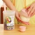 thumbnail image 4 of Salad Container for Lunchsalad Lunch Box Takeaway Salad Container Reusable Fruit Bowl for Work Outdoor Camping for Serving Mashed Potatoes Snacks and Berries Microwaveable, 4 of 6
