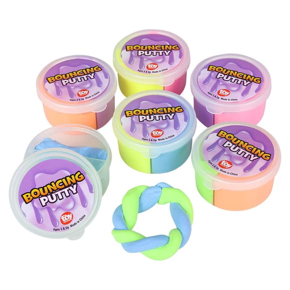 Bouncy Putty Rhode Island Novelty con 2 colores para niños mayores de 3 años