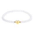 thumbnail image 1 of Pulsera Inicial de Perlas Uxcell para Mujeres, Pulseras de Letra de Perlas con Encanto de Corazón Dorado, Regalos de Cumpleaños de Moda para Mujeres, G, 1 of 7
