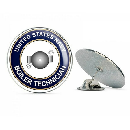 Rooster Hat Pin US Navy Boiler Technician BT Military Veteran USA Pride Served Gift Metal 0.75