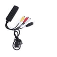 thumbnail image 1 of Greensen New USB 2.0 to 3 RCA Audio S-Video TV DVD VHS RW Capture Converter Adapter Cable,Video Capture Adapter, 1 of 8