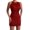 RD2, variant on Summer Dresses For Women Sequin Solid Color Sexy Round Neck Sleeveless Party Evening Mini Bodycon Dress Sundress Holiday Wear,Red,L