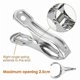 thumbnail image 5 of Stainless Steel Greenhouse Clip Multipurpose Shade Cloth Plant Cover Fixing Clamp for Garden Courtyard New, 5 of 5