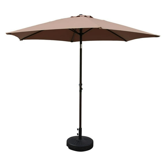 St. Kitts Aluminum 9-foot Patio Umbrella, Khaki