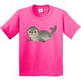 thumbnail image 3 of Inktastic Adorable Seal Illustration Cute Animal Art Youth T-Shirt, 3 of 5