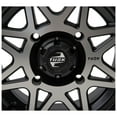 thumbnail image 4 of 4/110 Tusk Tintic Wheel 14x7 5.0 + 2.0 Machined/Black for Kymco Uxv 500 2008-2014, 4 of 8