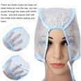 6 Pieces Highlight Hair Cap Salon Hair Coloring Highlighting Dye Cap