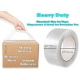 thumbnail image 5 of 2" 55 yds Super Clear Heavy Duty Packaging Tape 144PK Clear Transparent All-Purpose Glossy Material for Office, School and Home Carton Sealing Tape for Shipping and Moving by WholesaleArtsFrames-com, 5 of 6