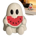 thumbnail image 2 of Cute Ghost Figurine Eat Watermelon,Cute Halloween Desk Decor,Halloween Bathroom Decor Halloween Gifts Office Desk Accessories Spooky Home Porch Decor Cute Resin Ghost Outdoor Indoor Decor 4Pcs, 2 of 2