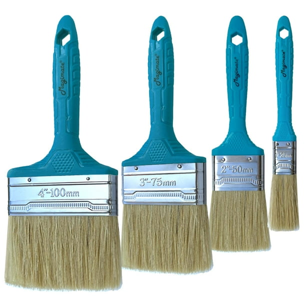 Magimate Stain Brushes Set 1inch 2inch 3inch and 4inch, Bristle