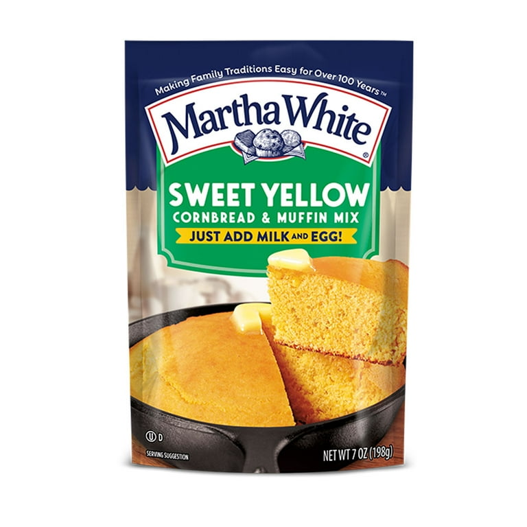 Martha White Sweet Yellow Cornbread & Muffin Mix, 7 oz