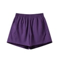 thumbnail image 6 of Bike Shorts Girls Casual Shorts Cartwheel Bike Kids Biker Under Dress Dance Shorts Girls Clothes,Purple, 6 of 6