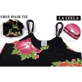 thumbnail image 4 of HAPPY BAY Women's Spaghetti Strap Nightshirts Slip Nighty 16-18 Red Scarlet-AC26, 4 of 4