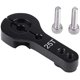 thumbnail image 3 of 25T Aluminio Servo Cuerno Servo Cuerno Brazos Metal Aluminio Doble Sujeción Brazo Alto Torque Servos Motores Partes RC Coche Avión Barco Dientes Medio Aluminio Servo Cuerno Brazo 5PCS brillar Hogar, 3 of 3