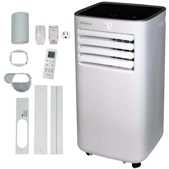 Soleus Air 10,000 BTU DOE Rated Portable Air Conditioner w/ Turbo Cool and MyTemp Remote Control