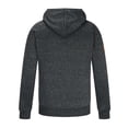 thumbnail image 4 of XFLWAM Men's Fashion Cool Hoodies Jacket Slim Fit Unique Design Zipper Casual Sweatshirt Hooded Pullover Comfy Sweatshirt Black S, 4 of 7