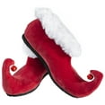 thumbnail image 3 of Green Monster Christmas Movie Red Shoes with Bells Santa Claus Elf Costume, 3 of 7