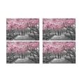thumbnail image 2 of MKHERT Pink Blossoms in Central Park Landscape New York City Placemats Table Mats for Dining Room Kitchen Table Decoration 12x18 inch,Set of 4, 2 of 4